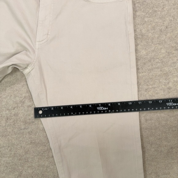 Ermenegildo Zegna Jeans Mens 34 Ivory Stretch Five Pocket Cotton Blend *34x28* - Picture 12 of 16